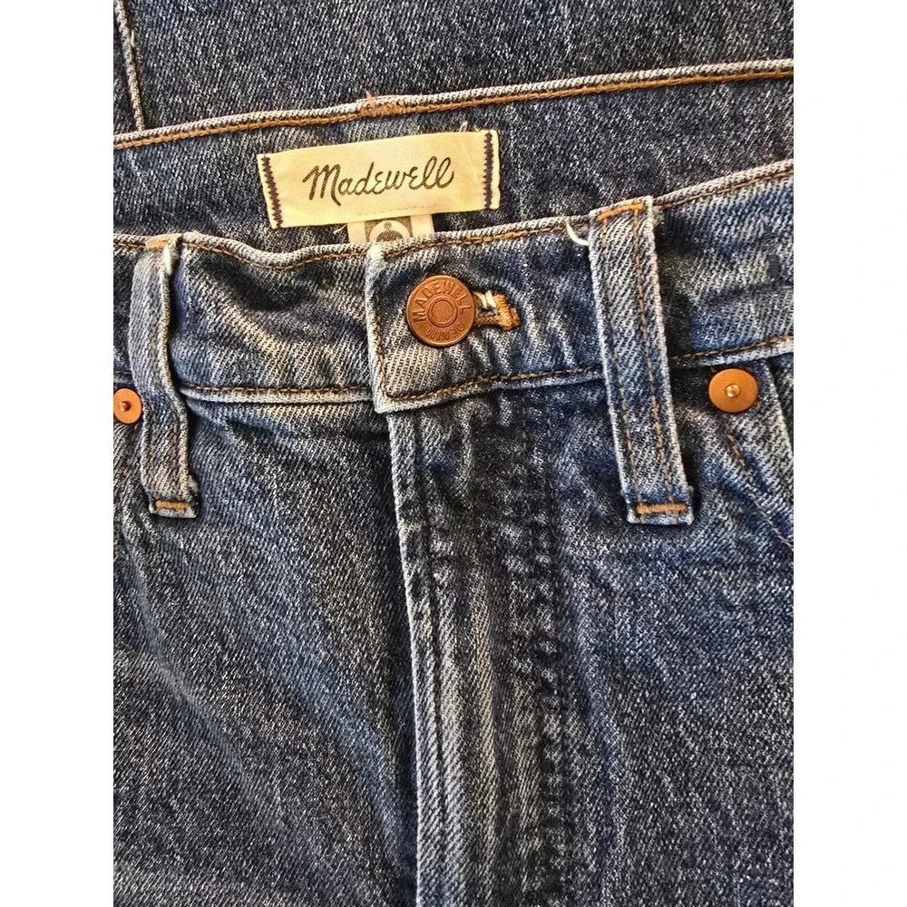 Madewell‎ The Perfect Vintage Jean High Rise Tapered Medium Wash Denim Size 28